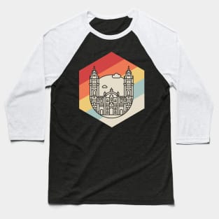 Retro Vintage Peruvian Peru Cathedral Baseball T-Shirt